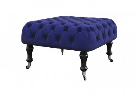 Blue Sapphire Ottoman