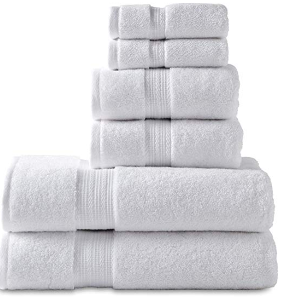 6 Piece Quick Dry Towel Set 1