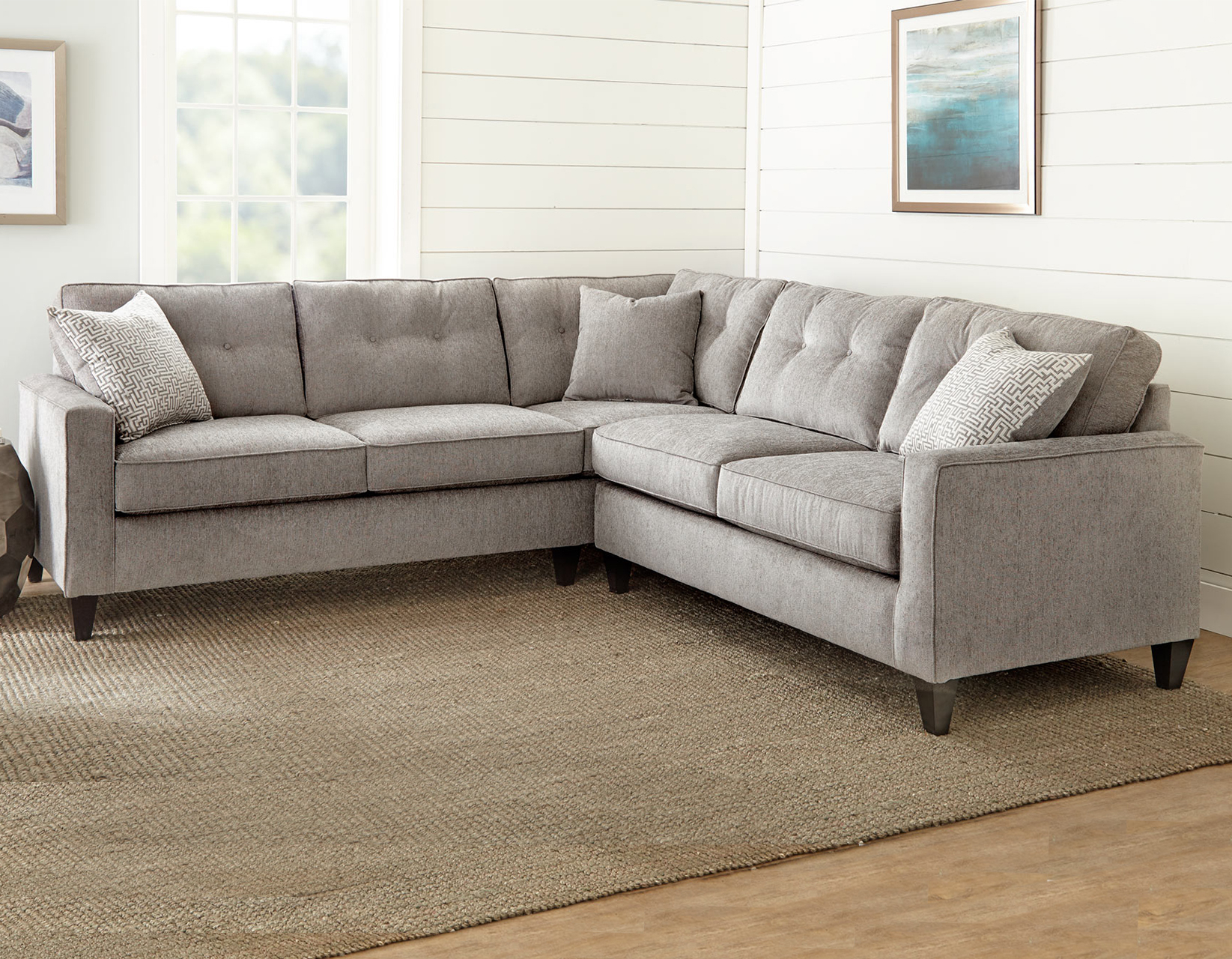 Silvery Sectional 1