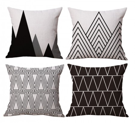 Black and White triangle design